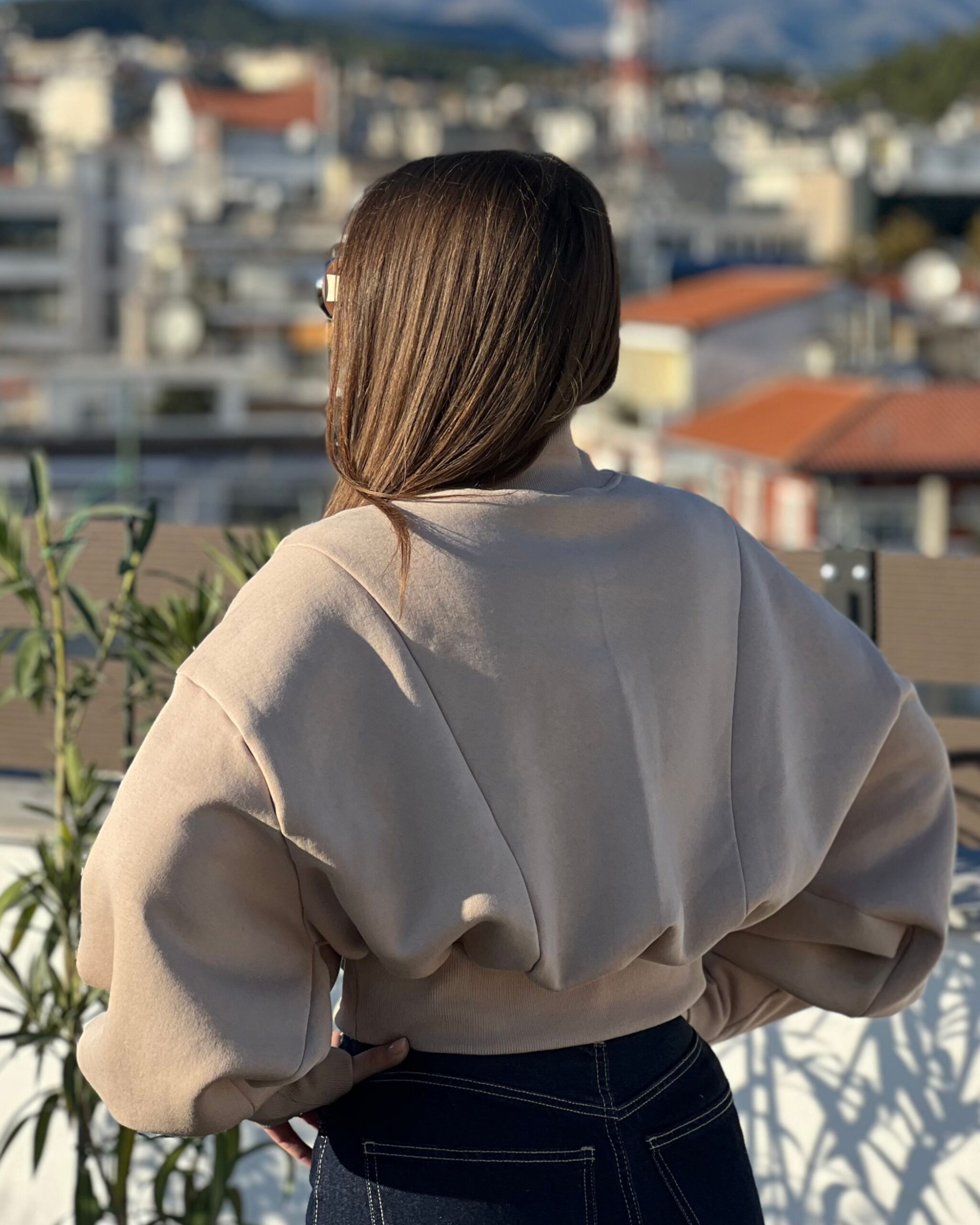 Unisex Crop Sweater - Image 2