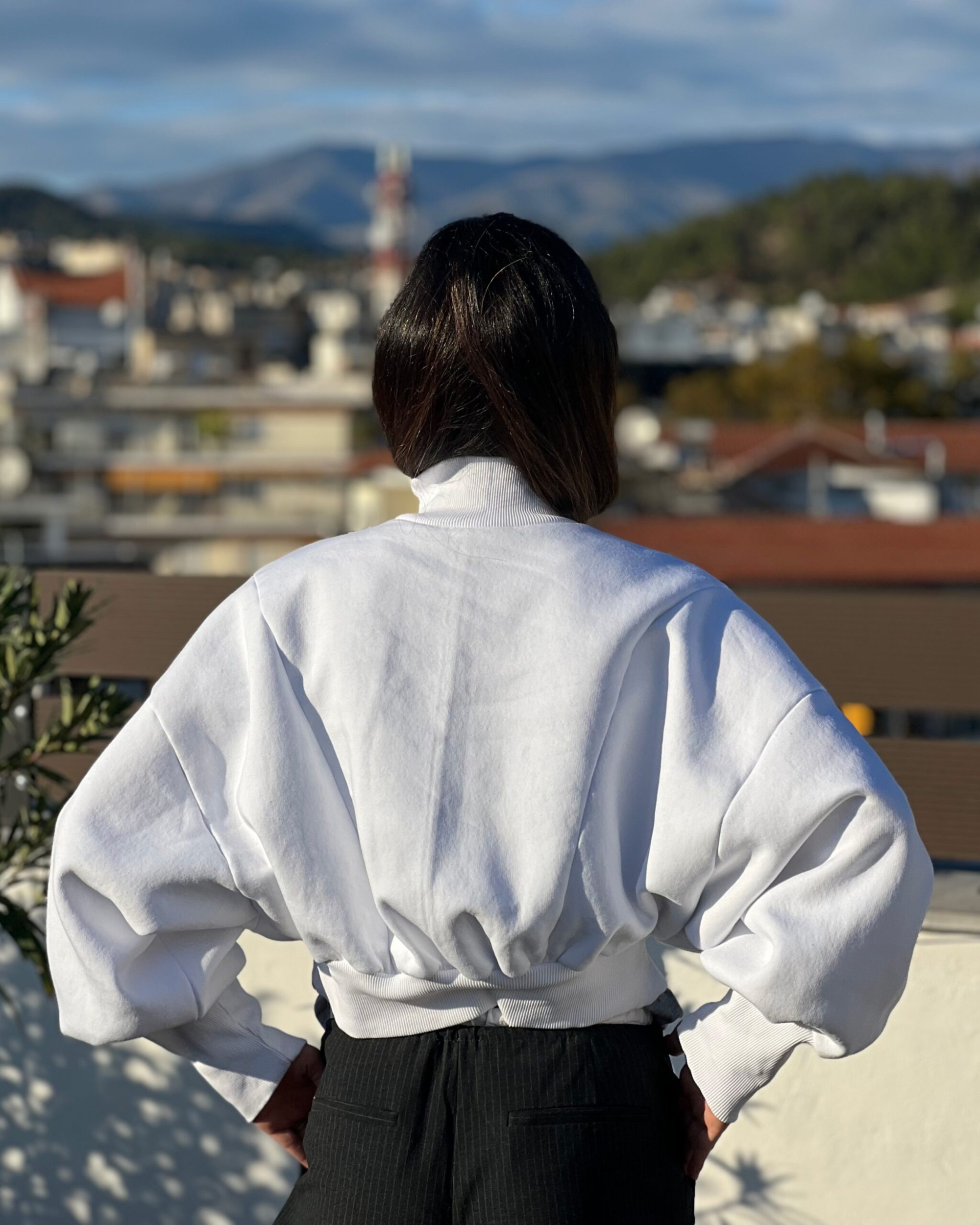 Unisex Crop Sweater - Image 2