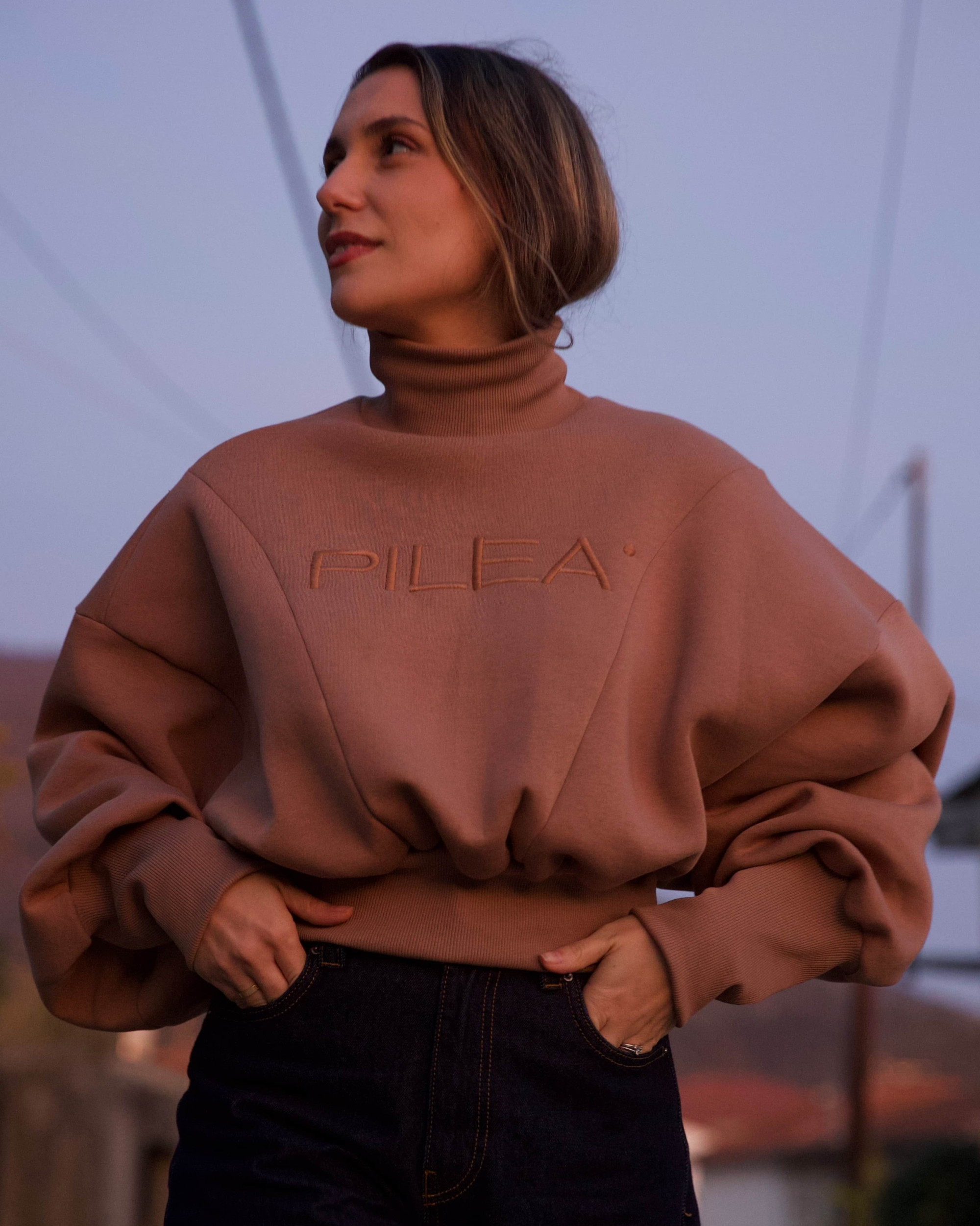 Unisex Crop Sweater - Image 4