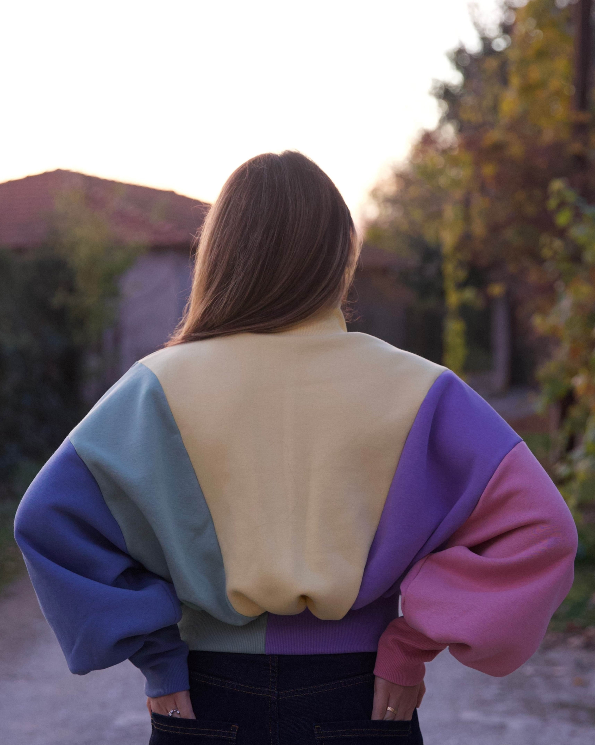 Unisex Crop Sweater - Image 2