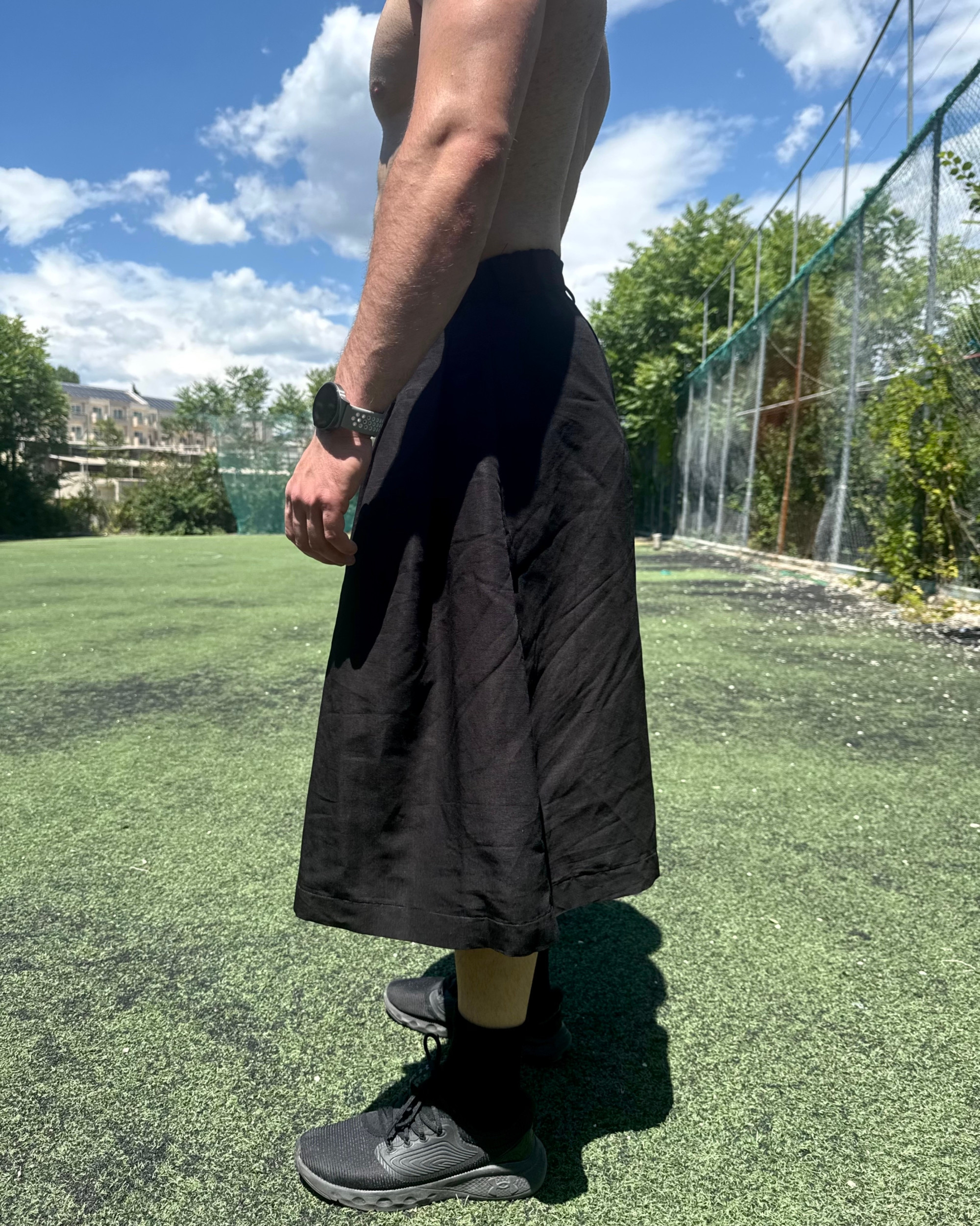 A Unisex Shorts (linen) - Image 3